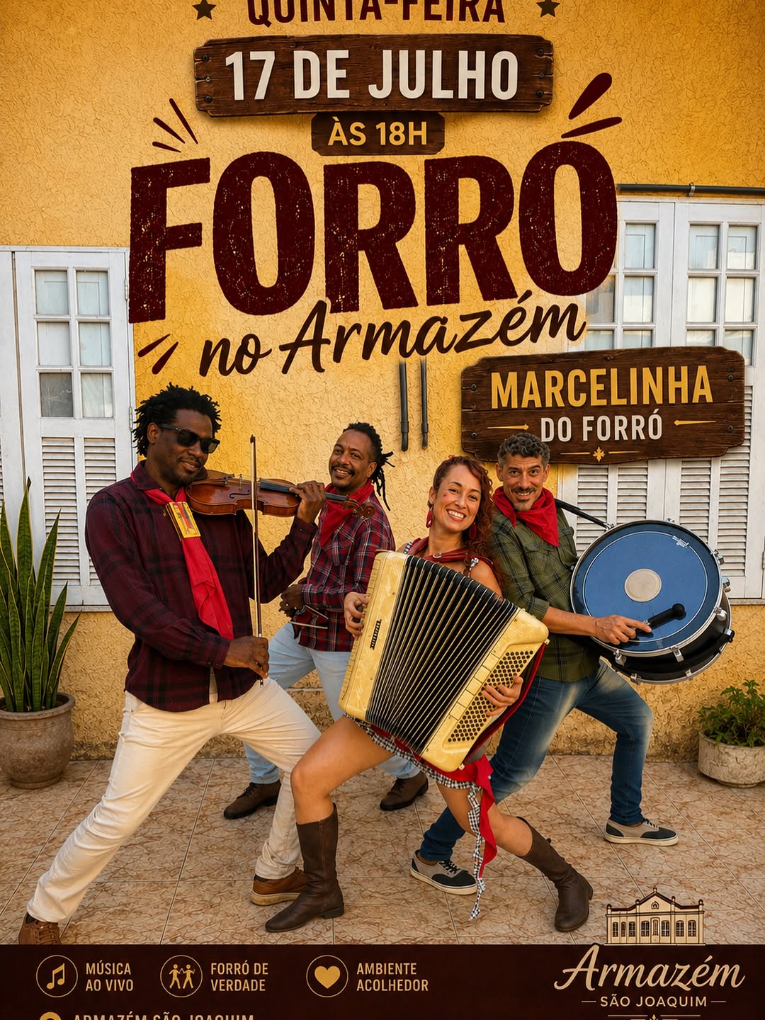 Flyer: Forró no Armazém