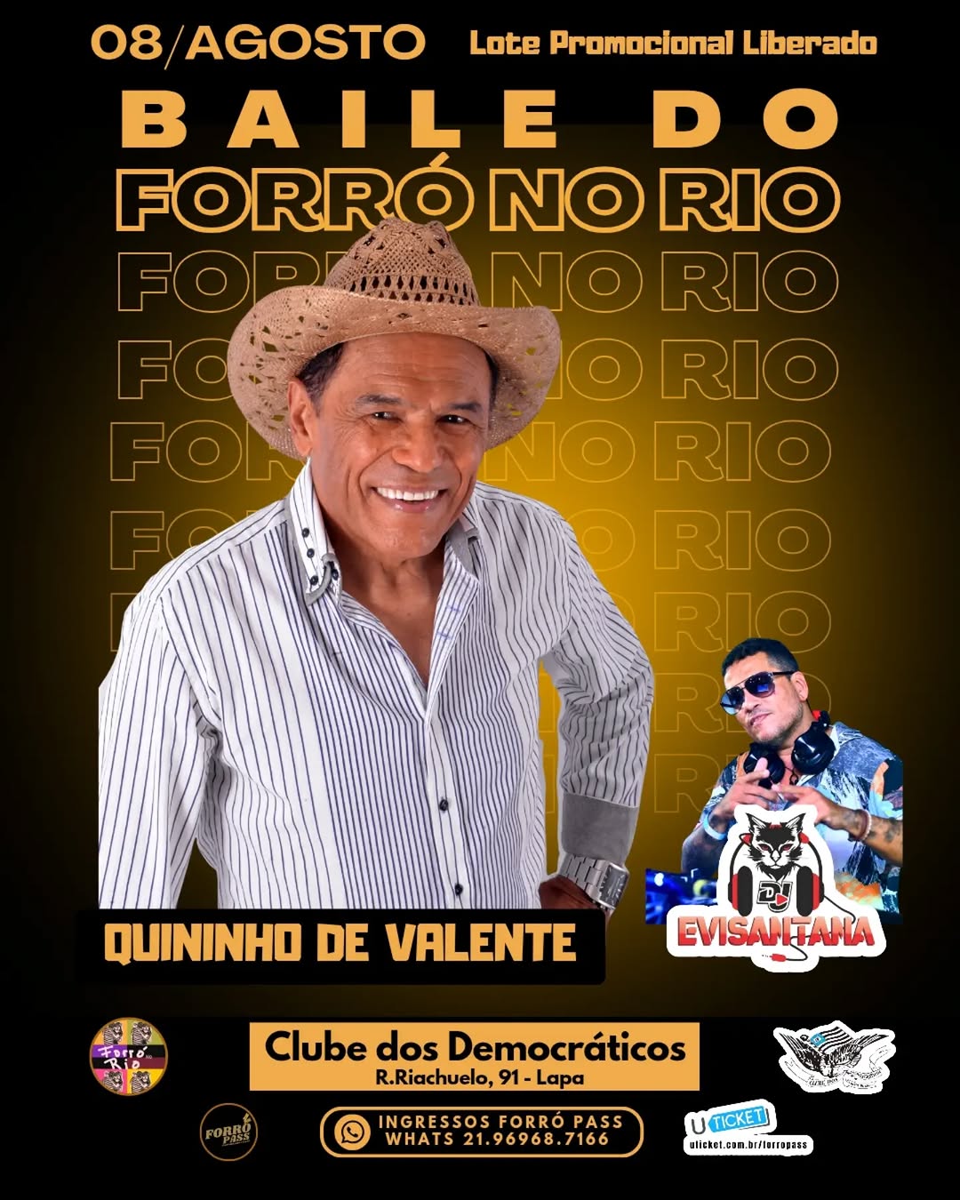 Flyer: Baile do Forró no Rio