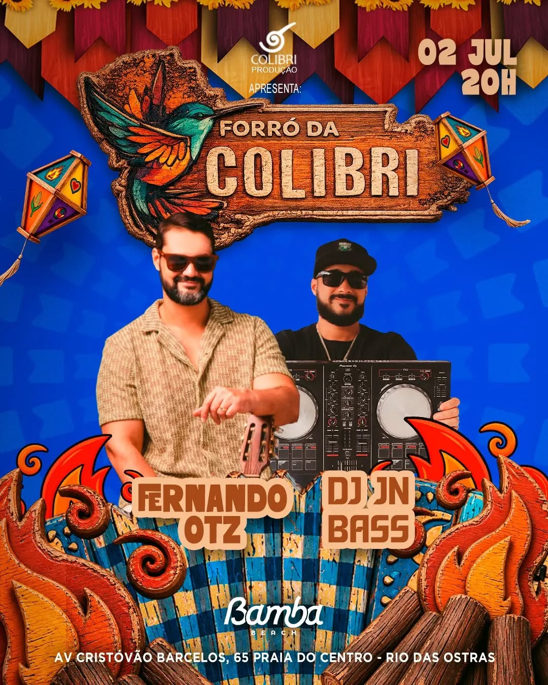 Flyer: Forró da Colibri