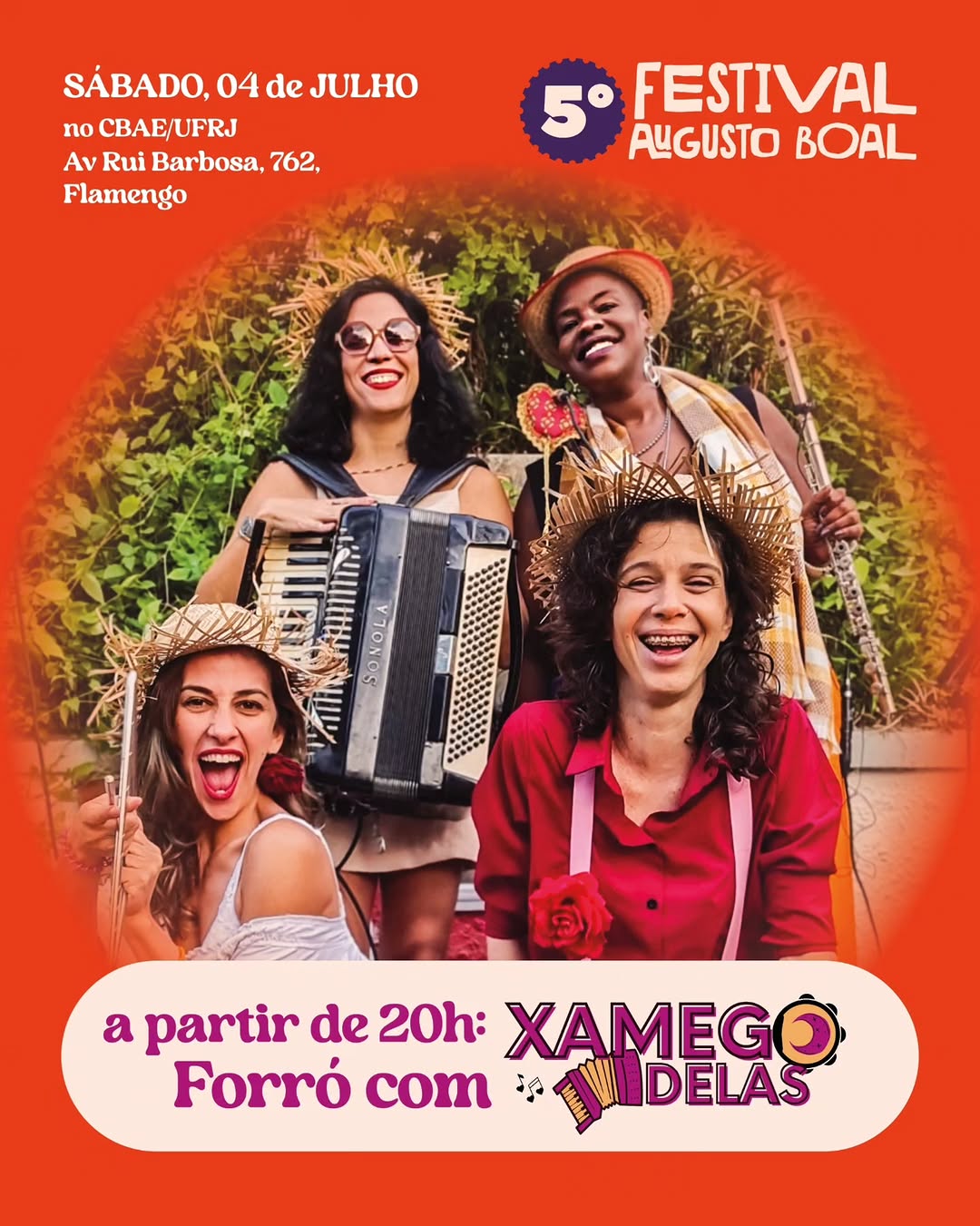 Flyer: 5° Festival Augusto Boal - Xamego Delas