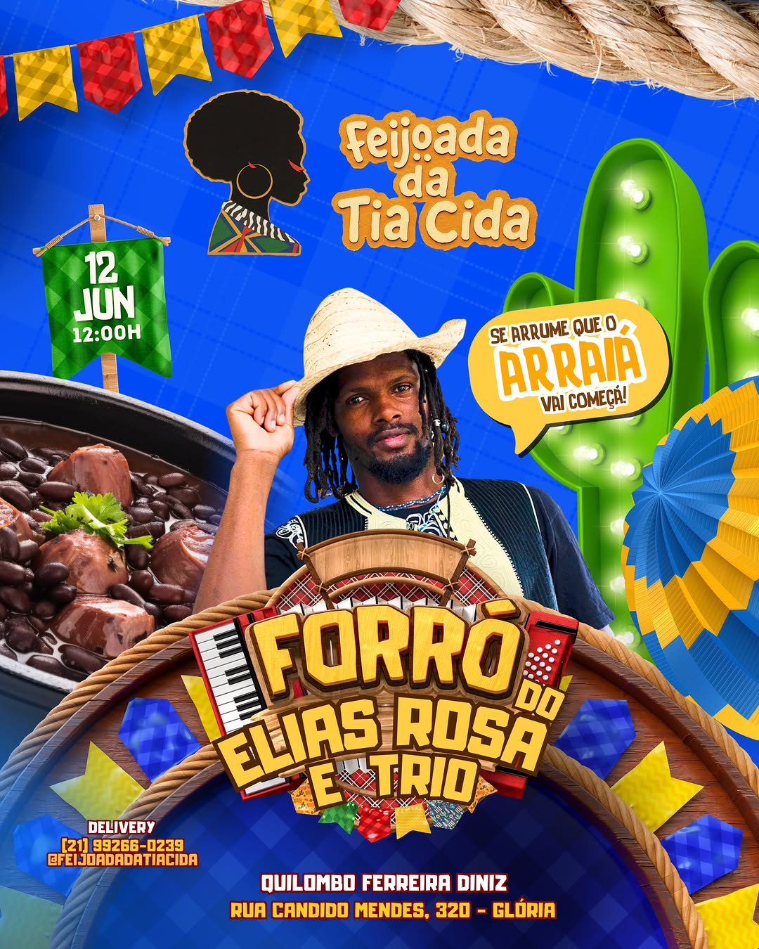 Flyer: Forró do Elias Rosa e Trio
