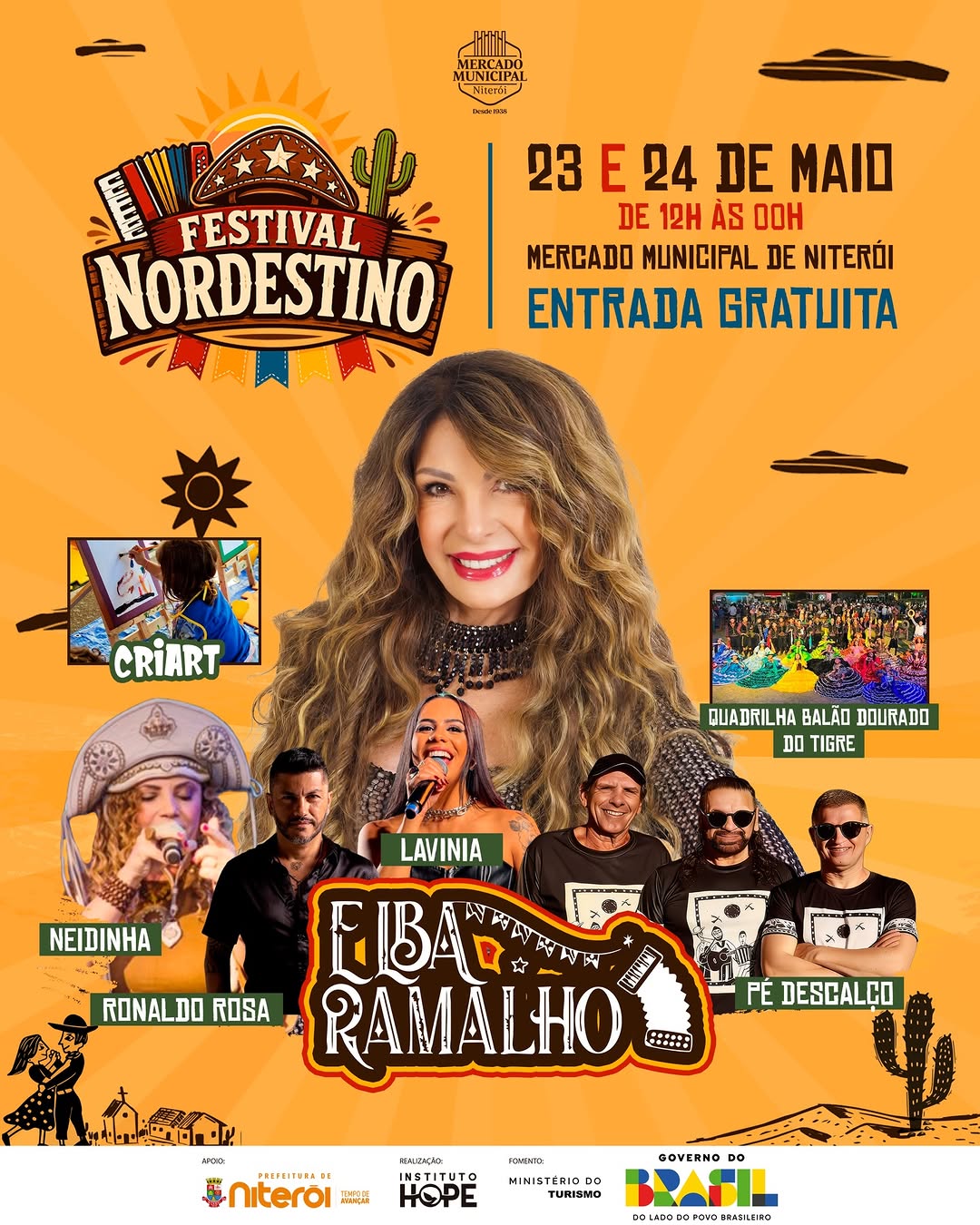 Flyer: Festival Nordestino Niterói