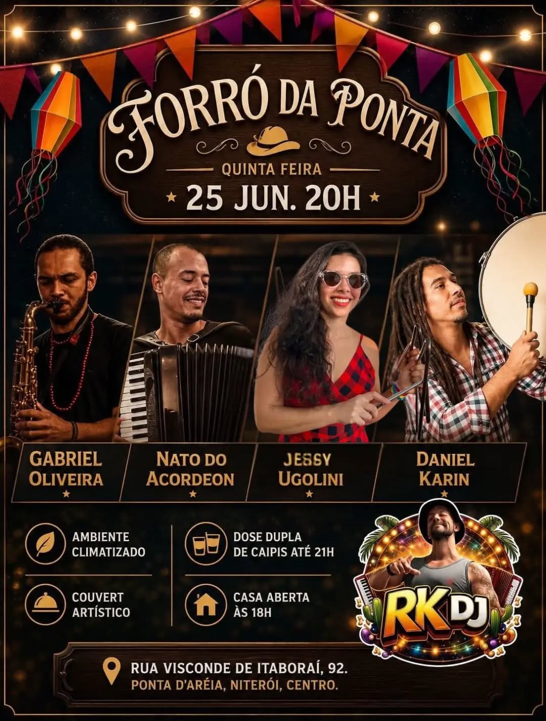 Flyer: Forró da Ponta