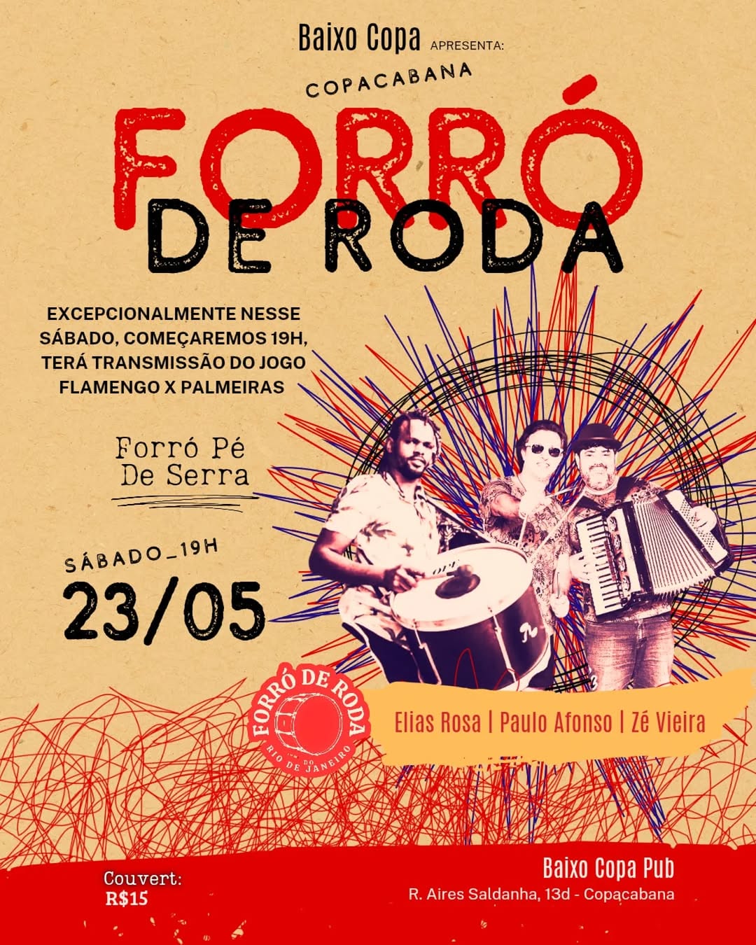 Flyer: Forró de Roda