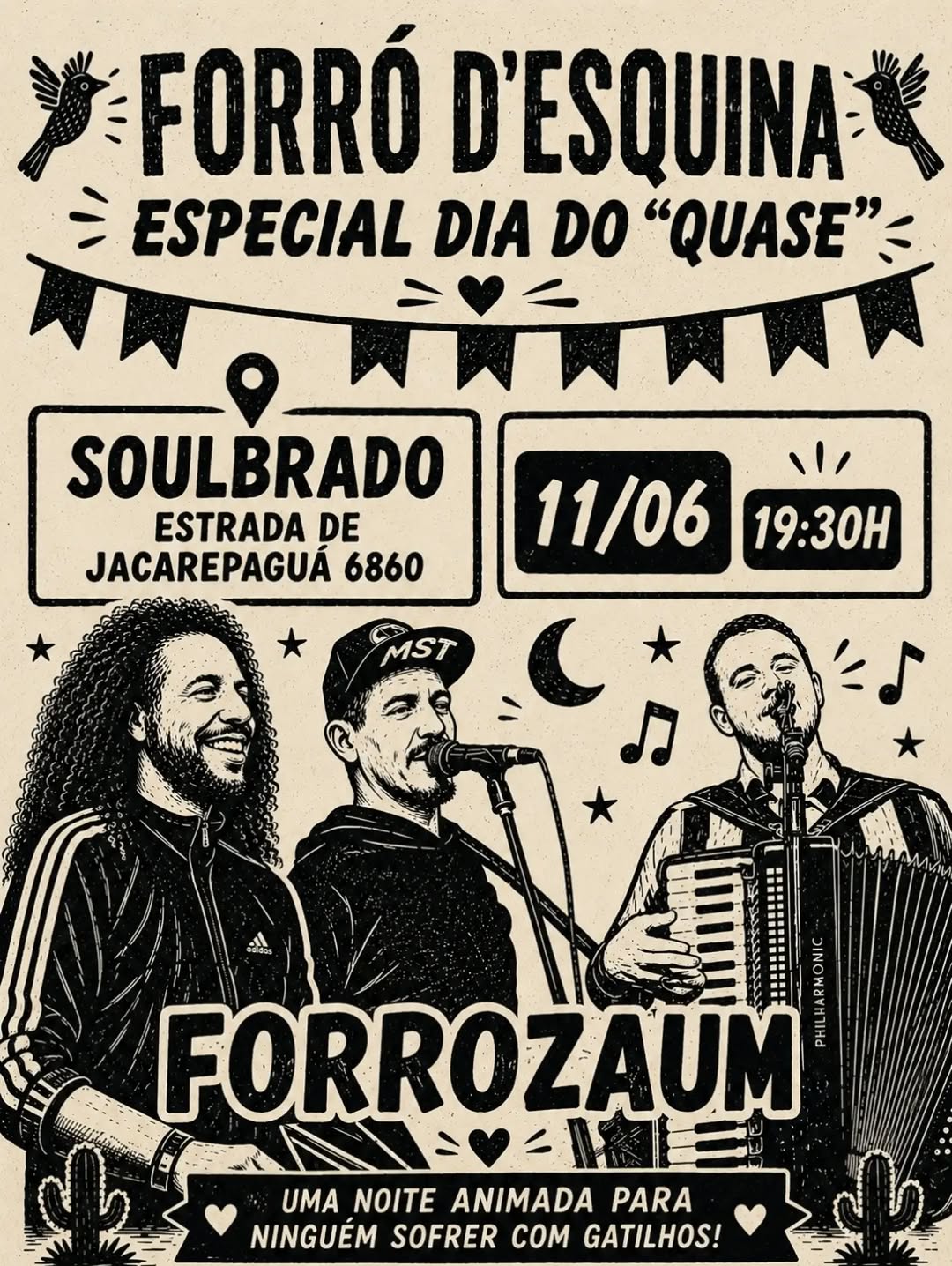 Flyer: Forró D'esquina – Especial Dia dos Namorados