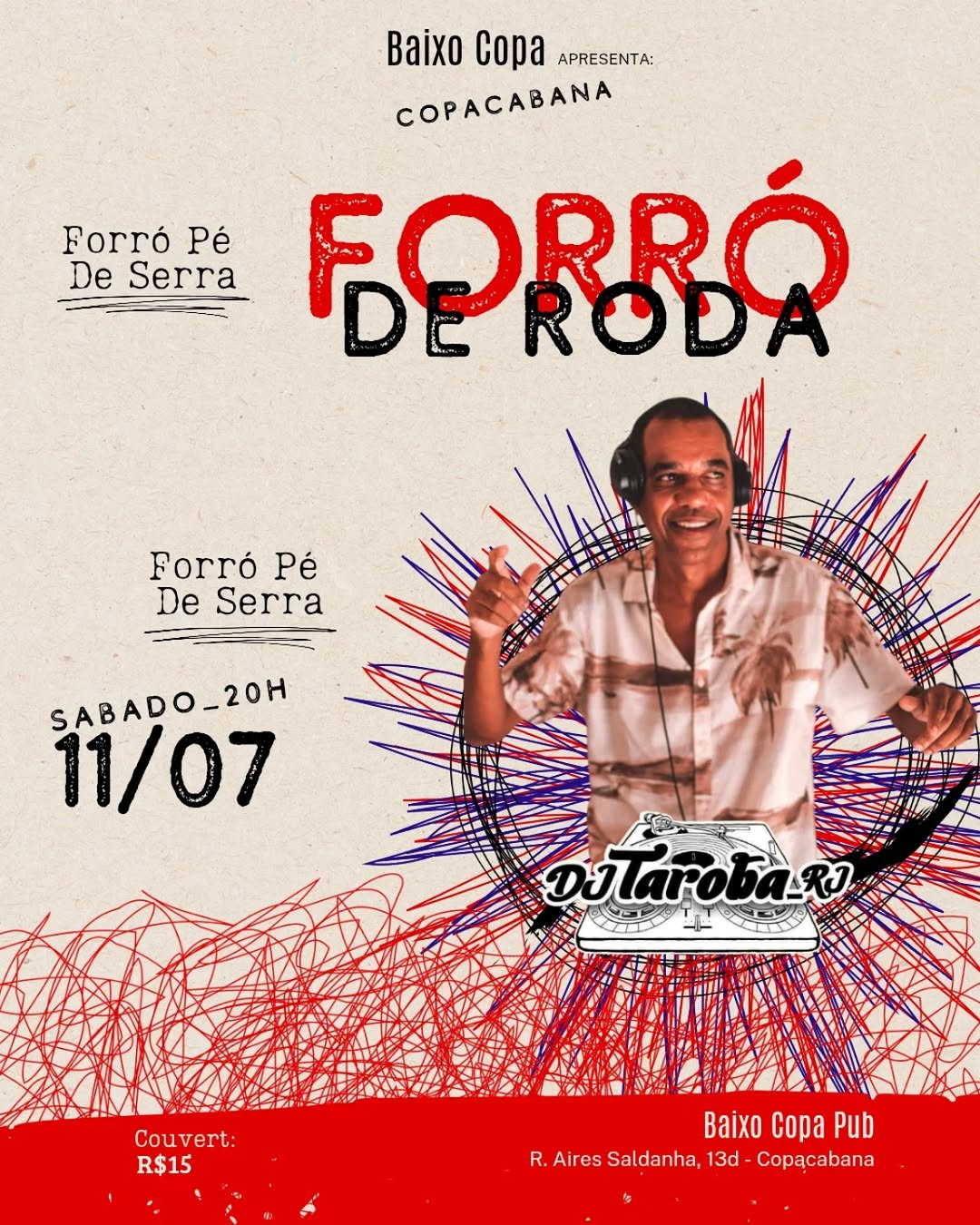 Flyer: Forró de Roda
