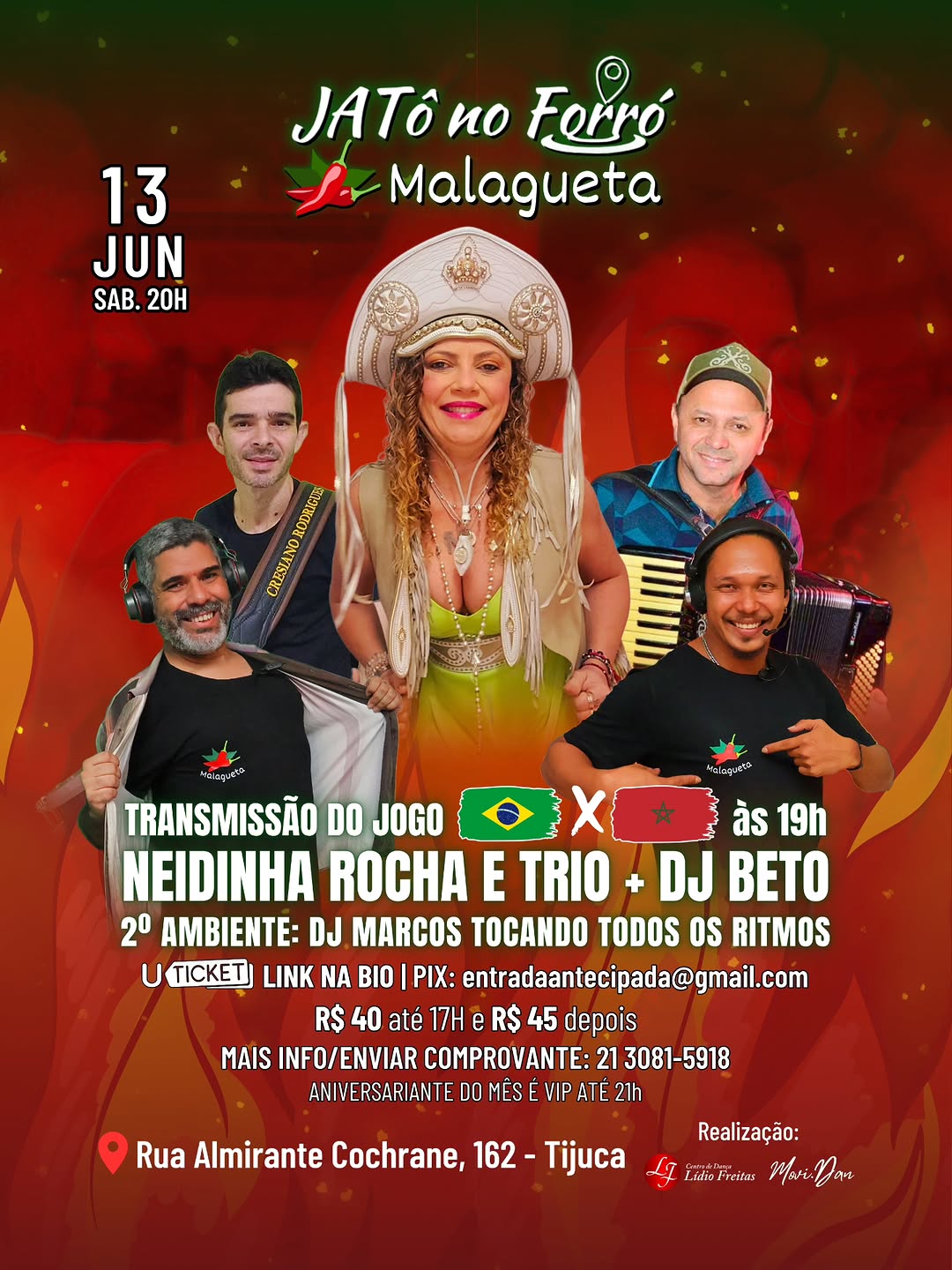 Flyer: JATÔ no Forró Malagueta