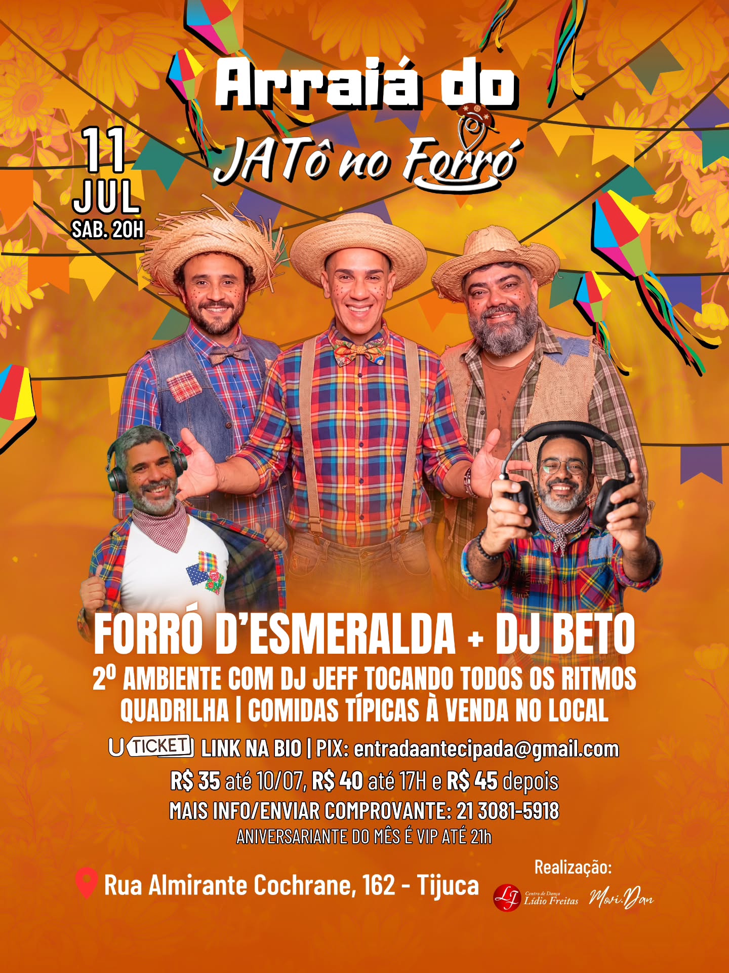 Flyer: Arraiá do JATô no Forró