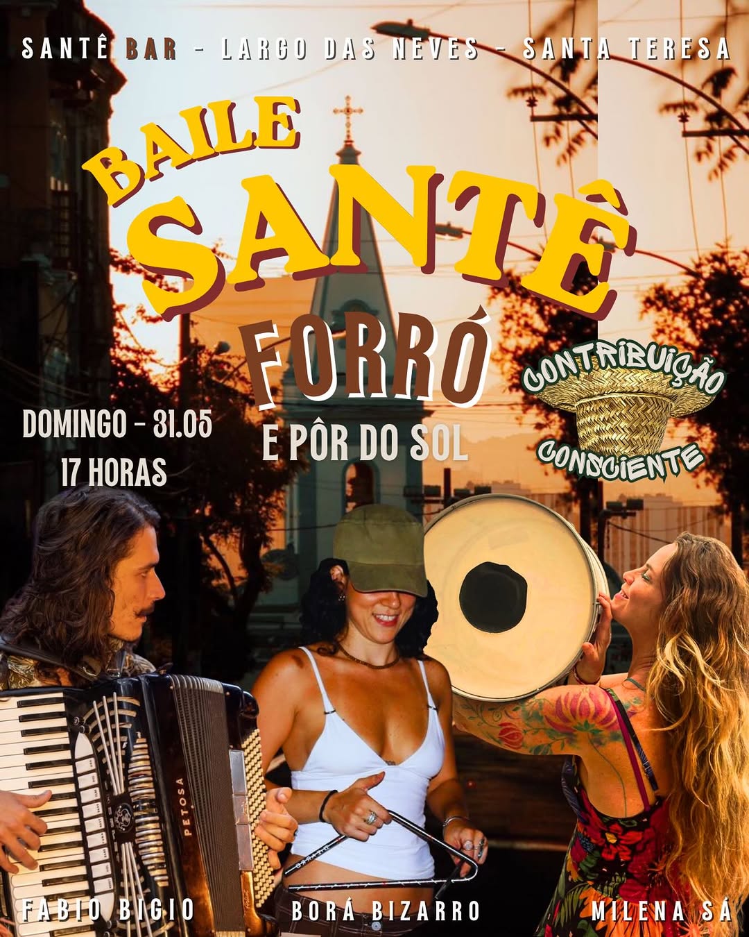 Flyer: Baile Santê Forró