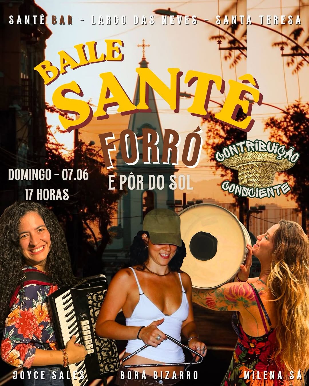Flyer: Baile Santê Forró