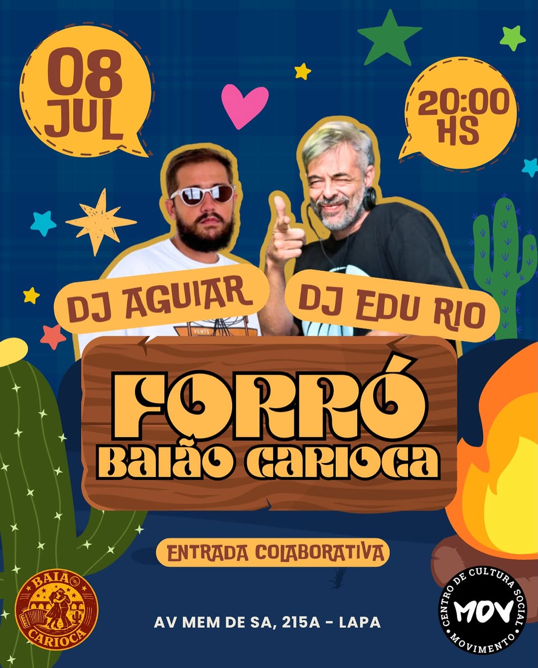 Flyer: Forró Baião Carioca