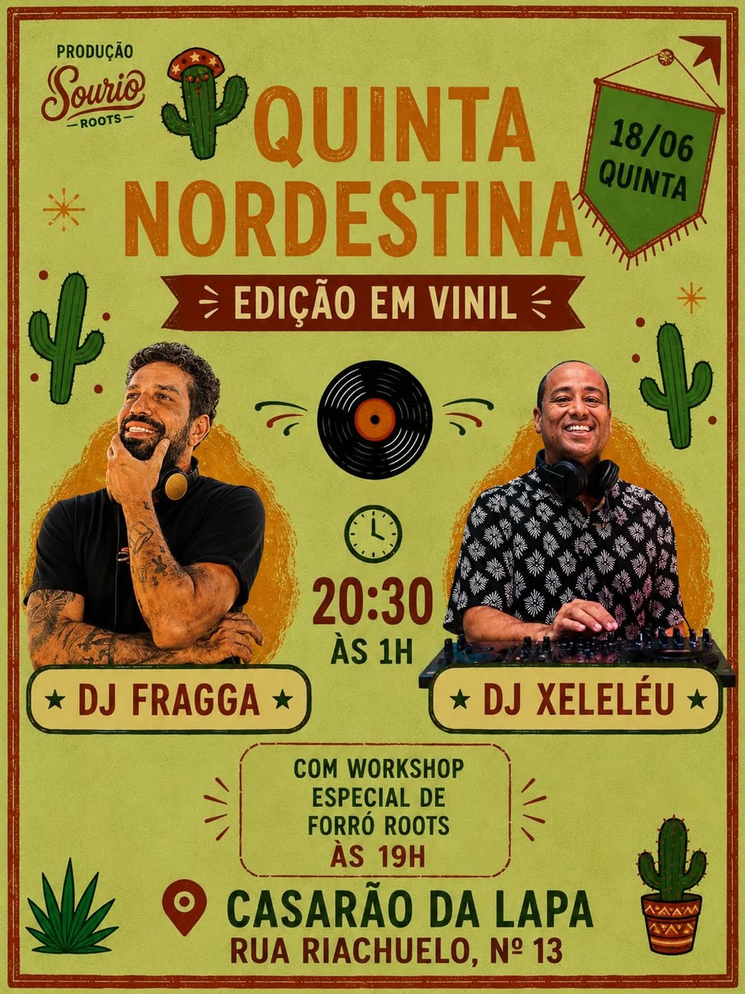 Flyer: Quinta Nordestina - Edição em Vinil