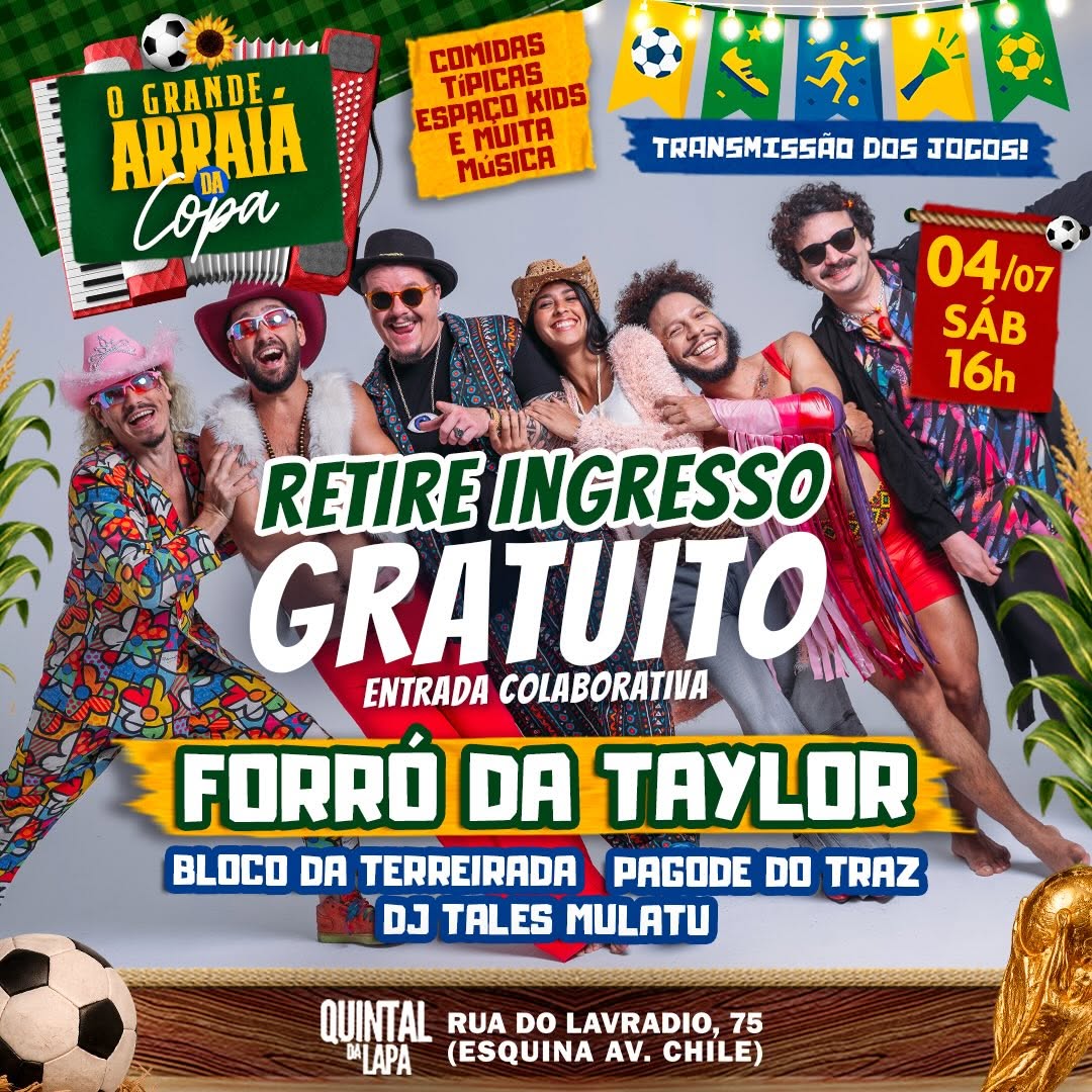 Flyer: O Grande Arraiá da Copa