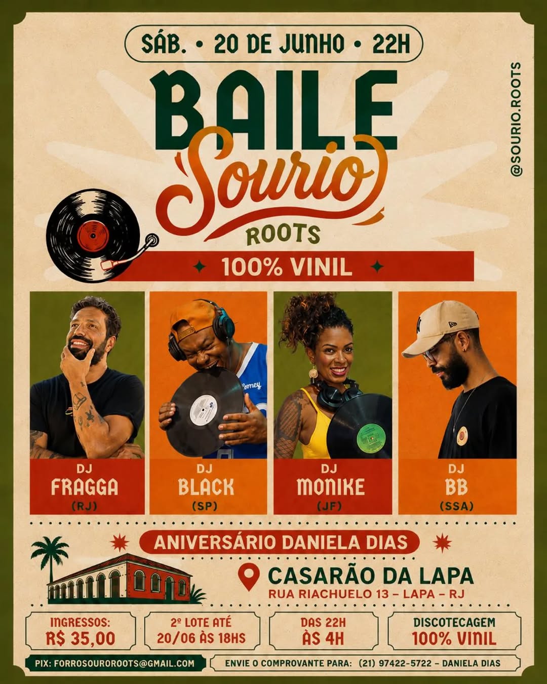 Flyer: Baile SouRio Roots