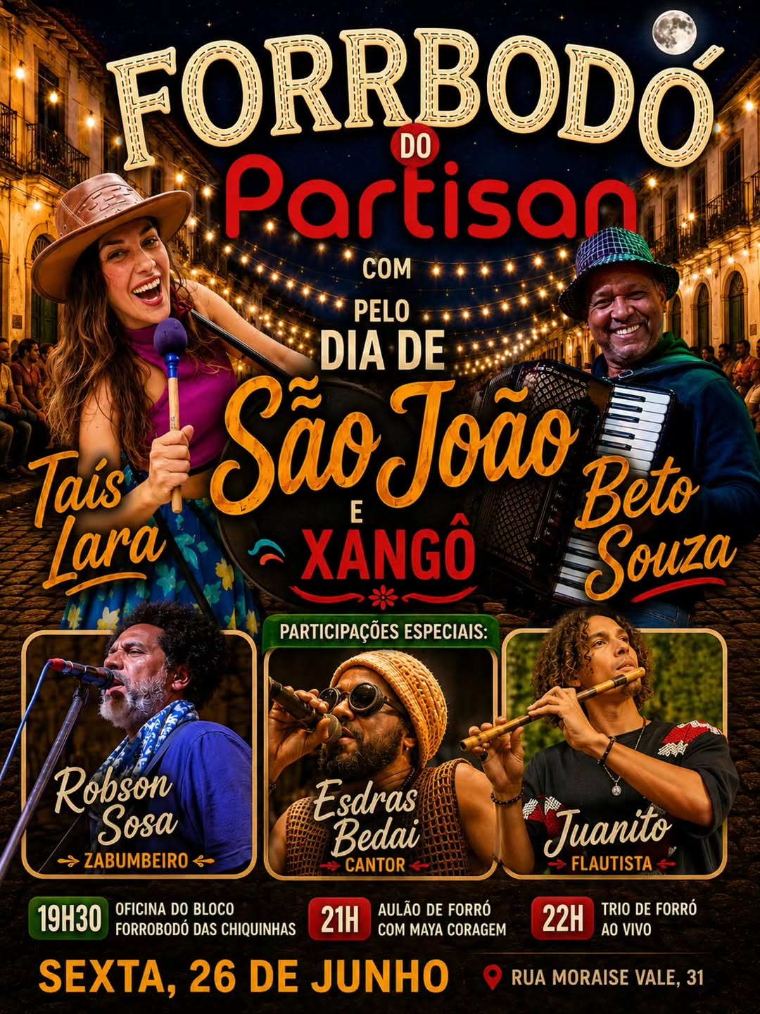 Flyer: Forrobodó do Partisan
