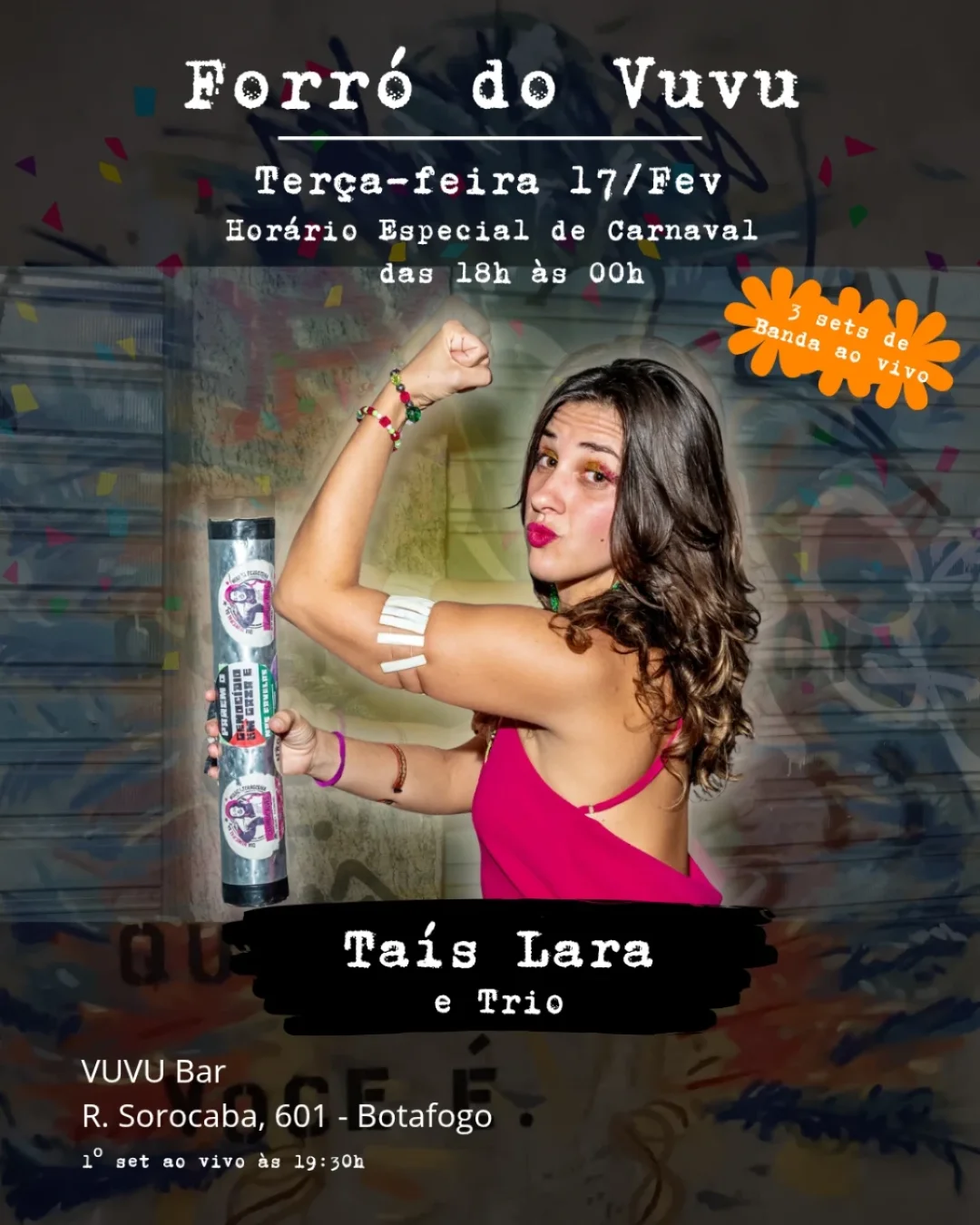 Flyer: Forró do Vuvu