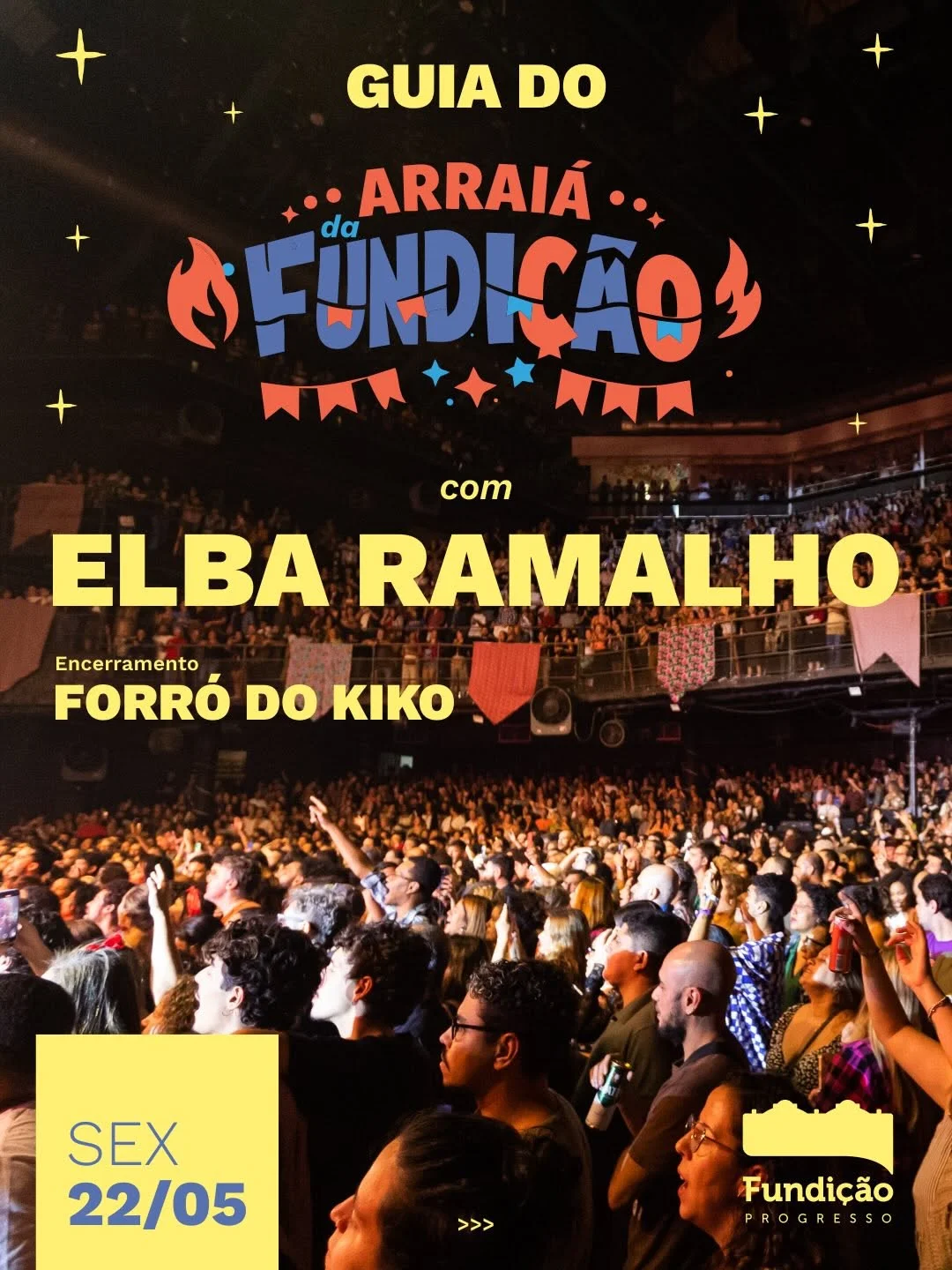 Flyer: Arraiá da Fundição