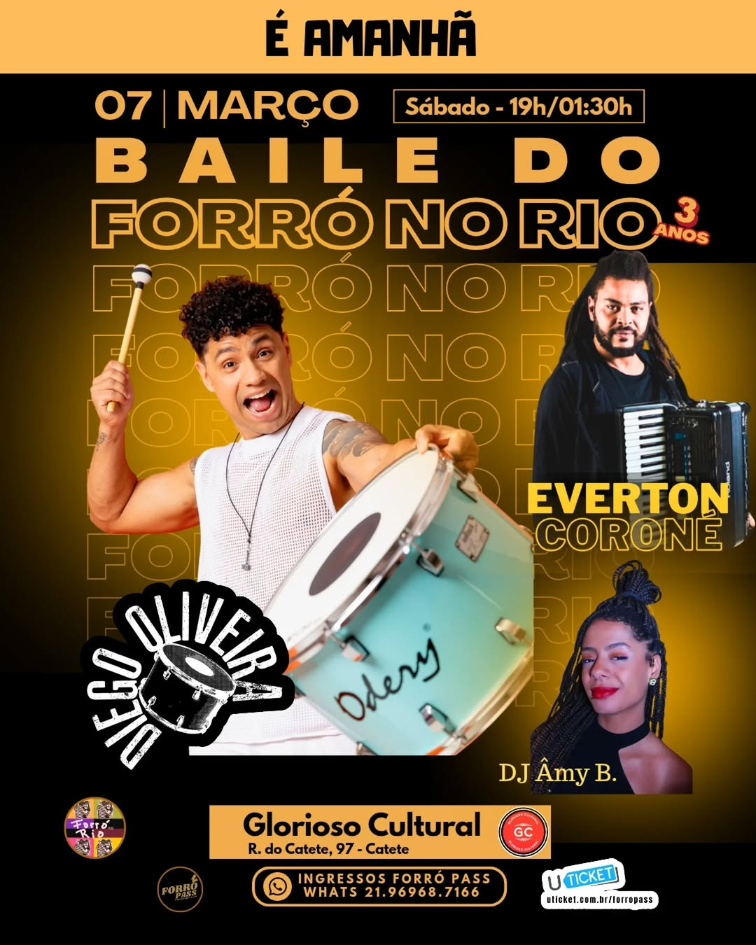 Flyer: BAILE DO FORRÓ NO RIO