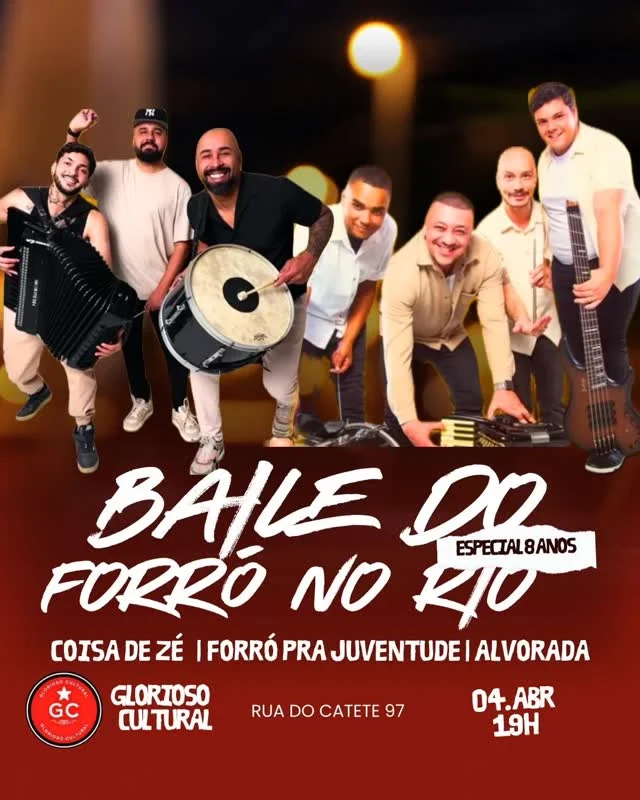 Flyer: Baile do Forró no Rio