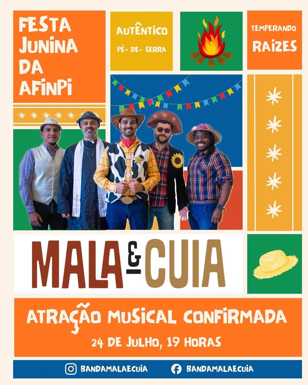 Flyer: Festa Junina da Afinpi