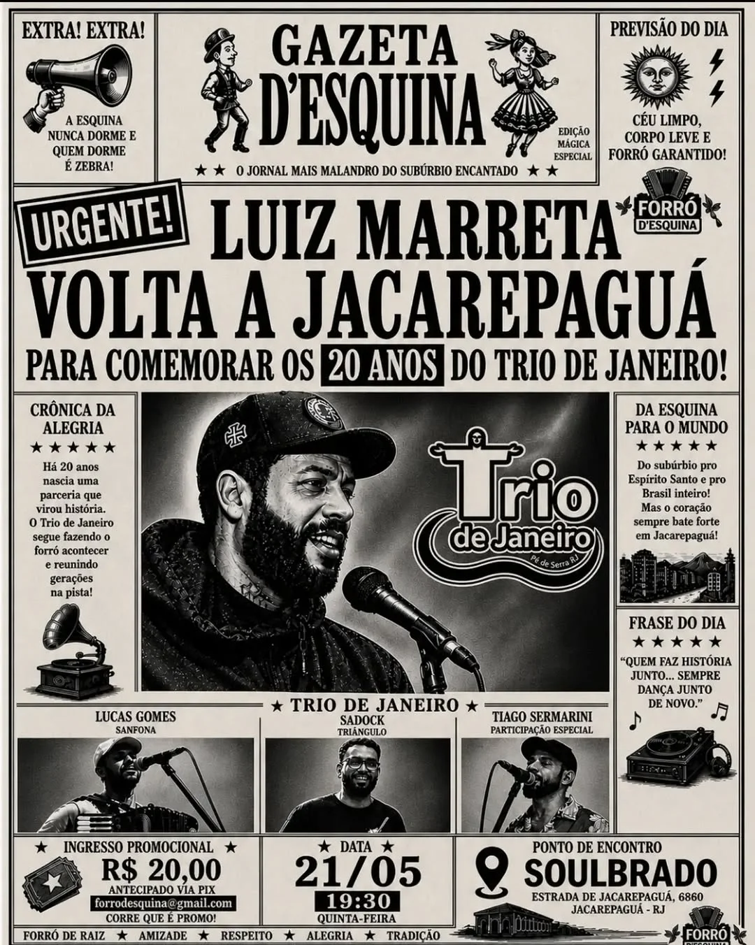 Flyer: Forró d'Esquina