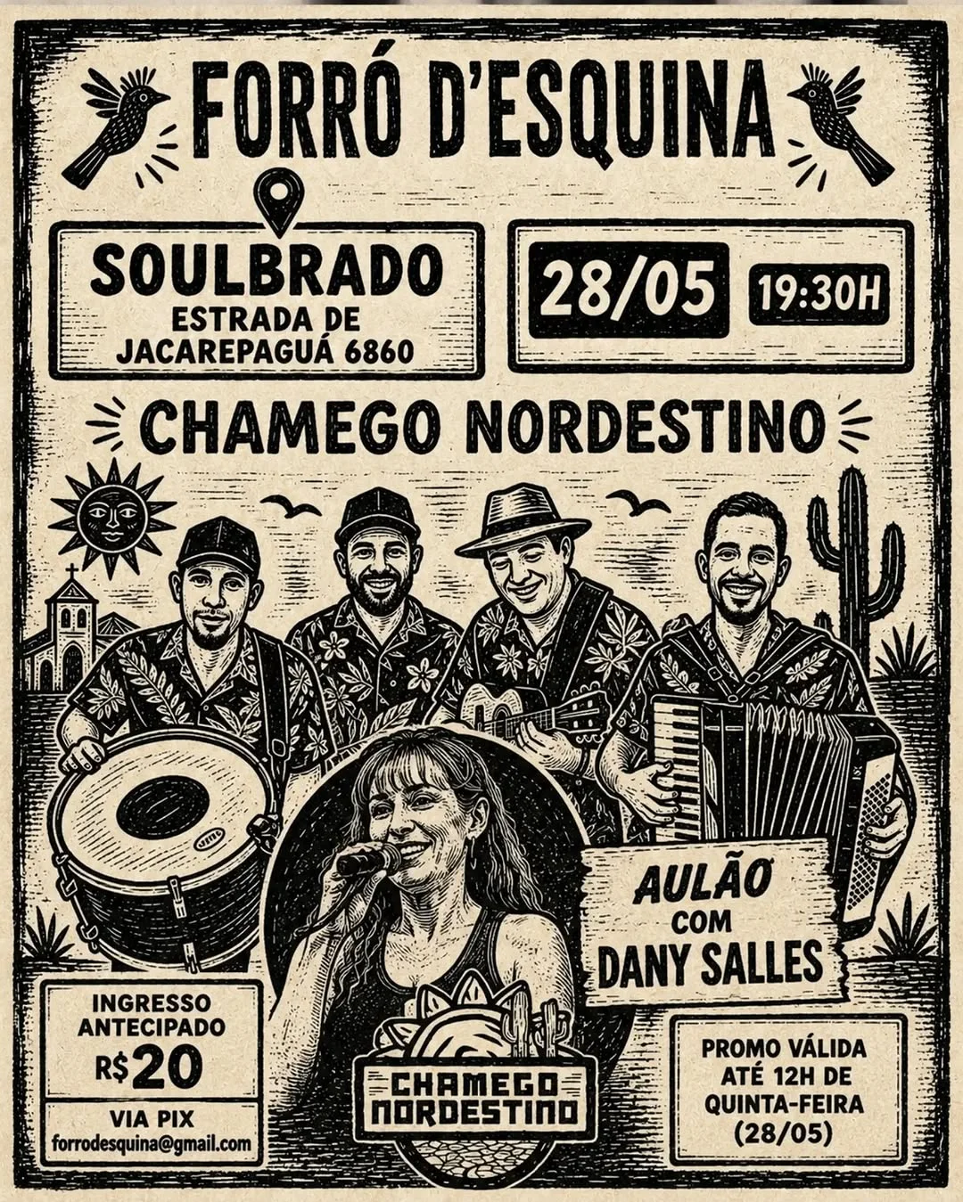 Flyer: Forró d'Esquina