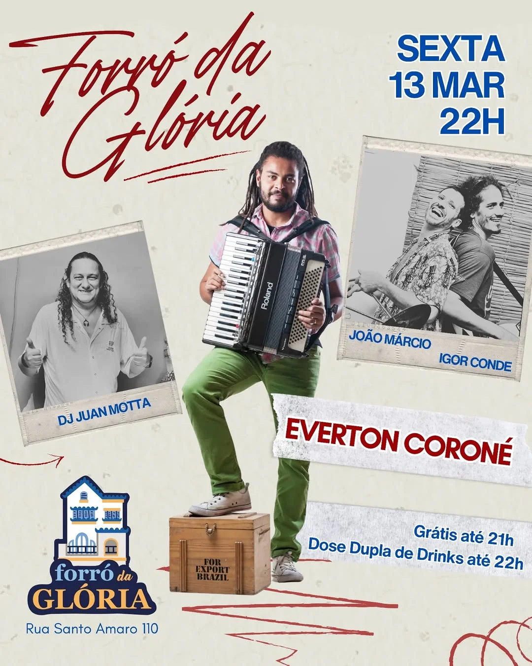 Flyer: Forró da Glória