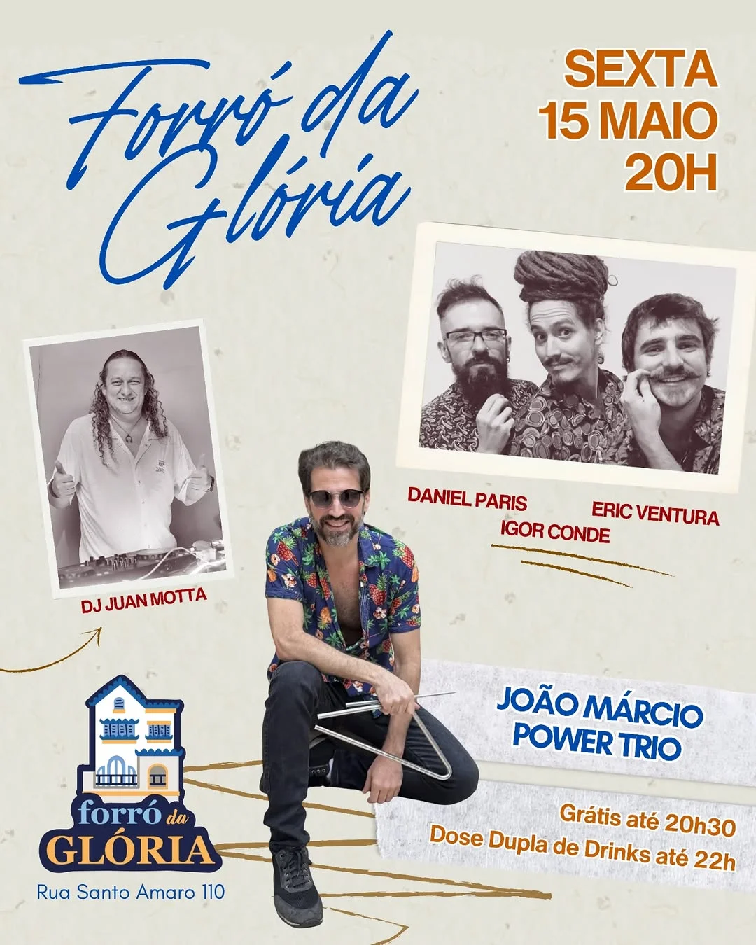 Flyer: Forró da Glória