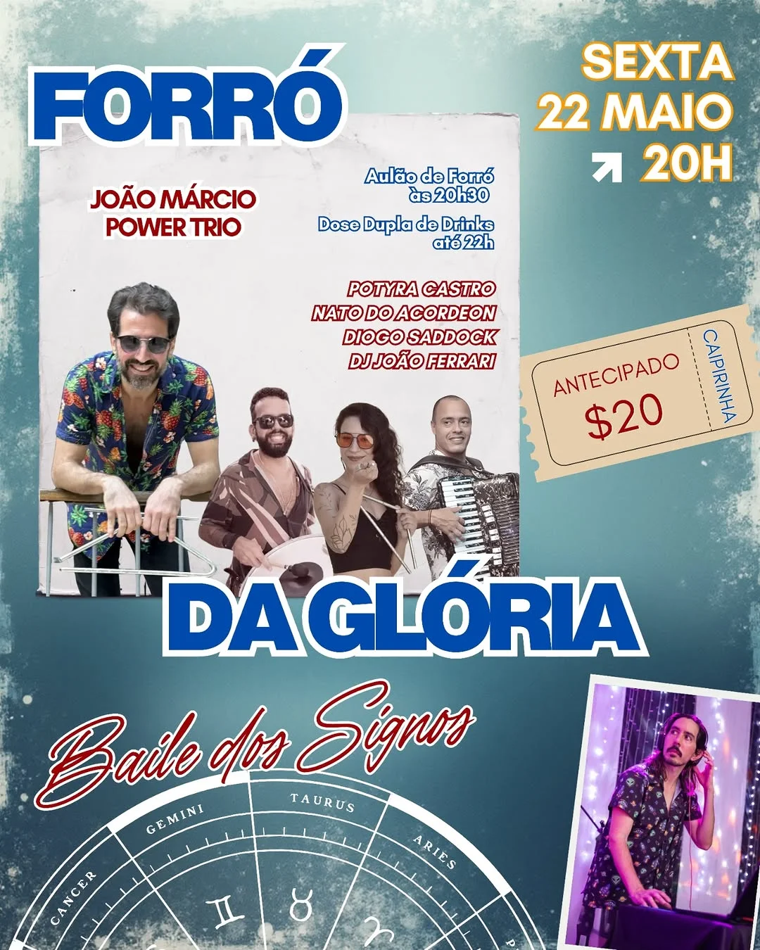 Flyer: Forró da Glória