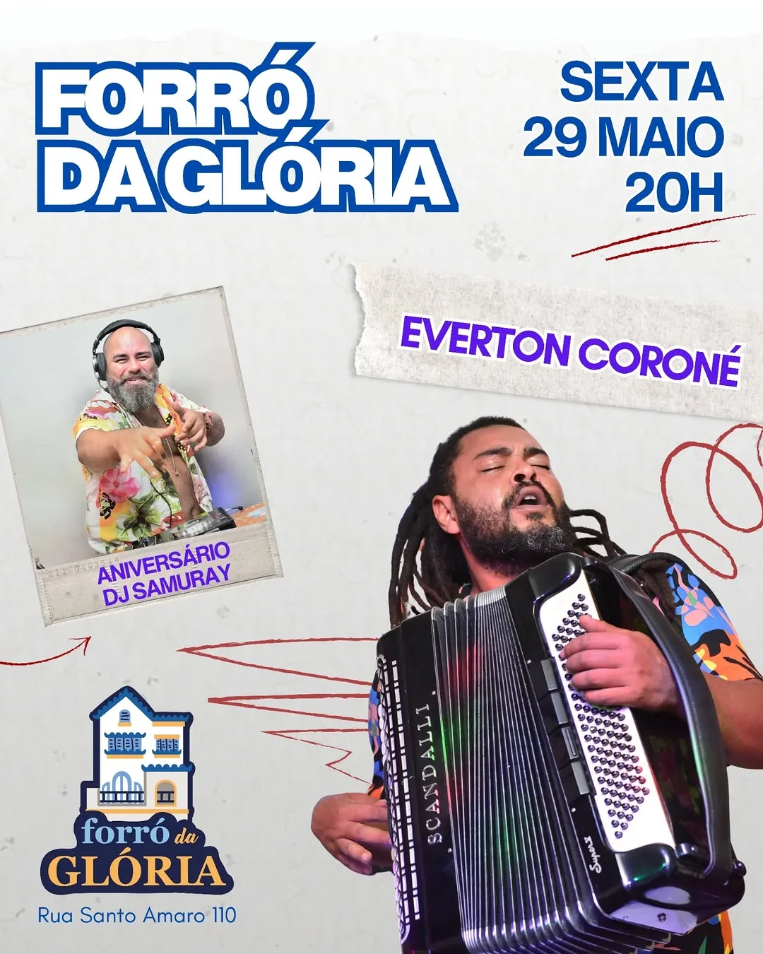 Flyer: Forró da Glória