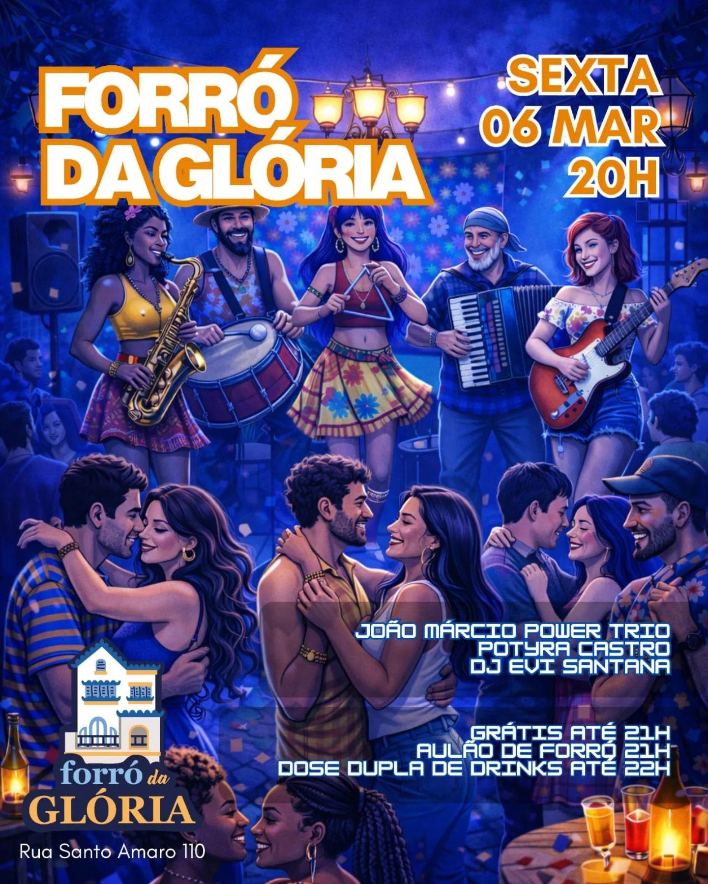 Flyer: Forró da Glória