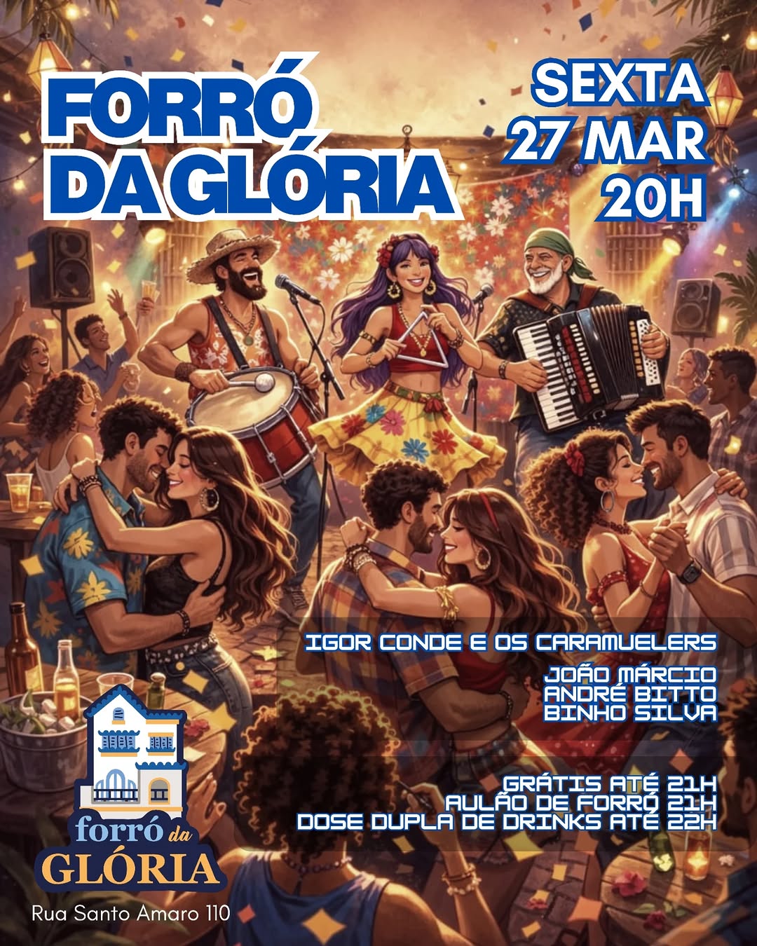 Flyer: Forró da Glória