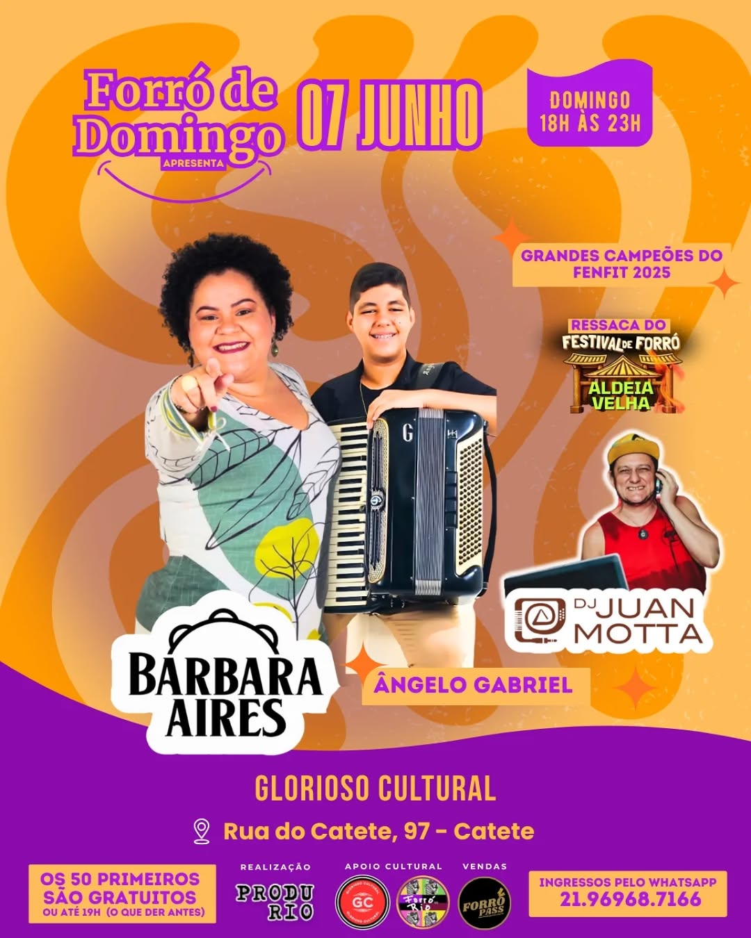 Flyer: Forró de Domingo
