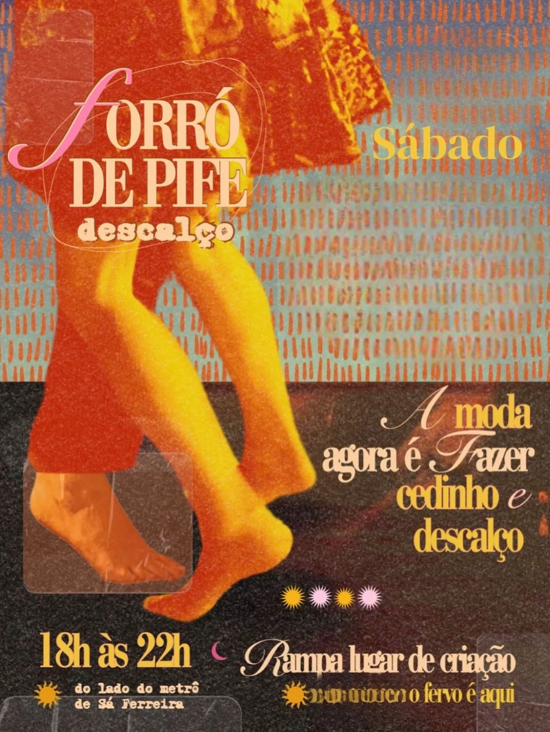 Flyer: Forró de Pife Descalço