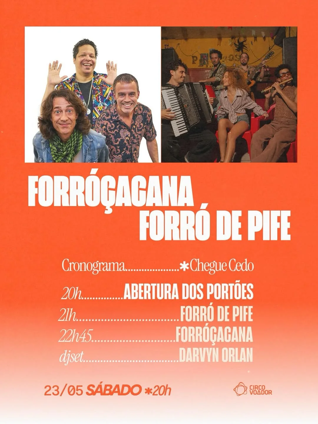 Flyer: Forróçacana e Forró de Pife