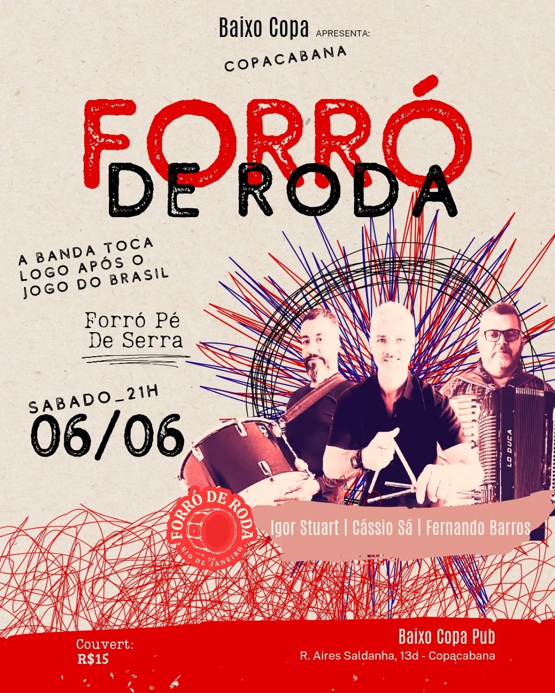 Flyer: Forró de Roda