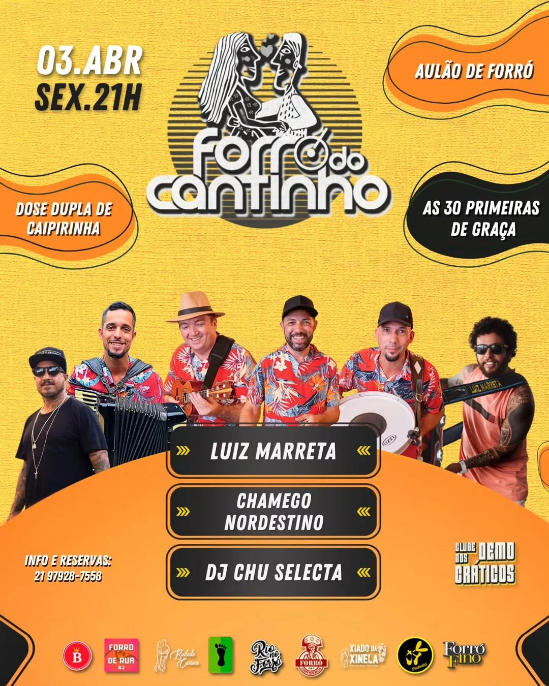 Flyer: Forró do Cantinho