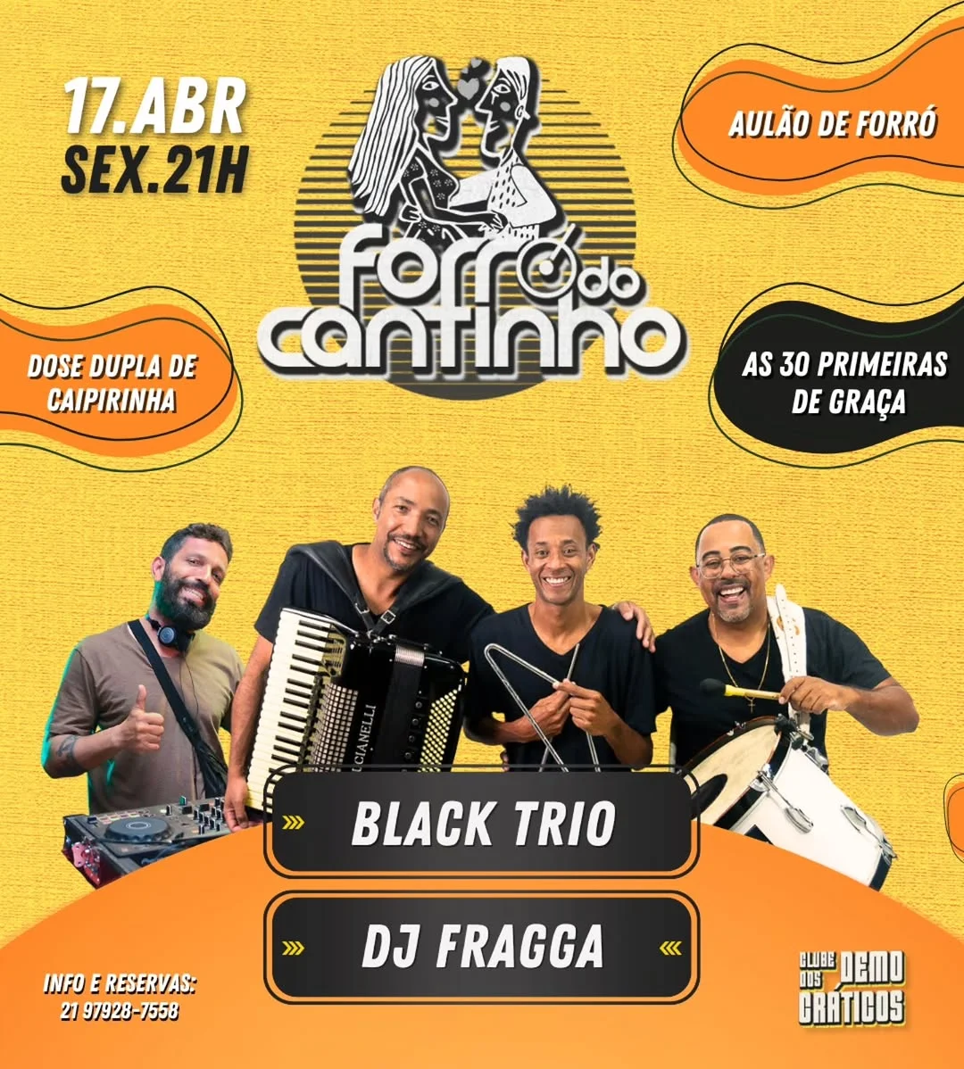 Flyer: Forró do Cantinho
