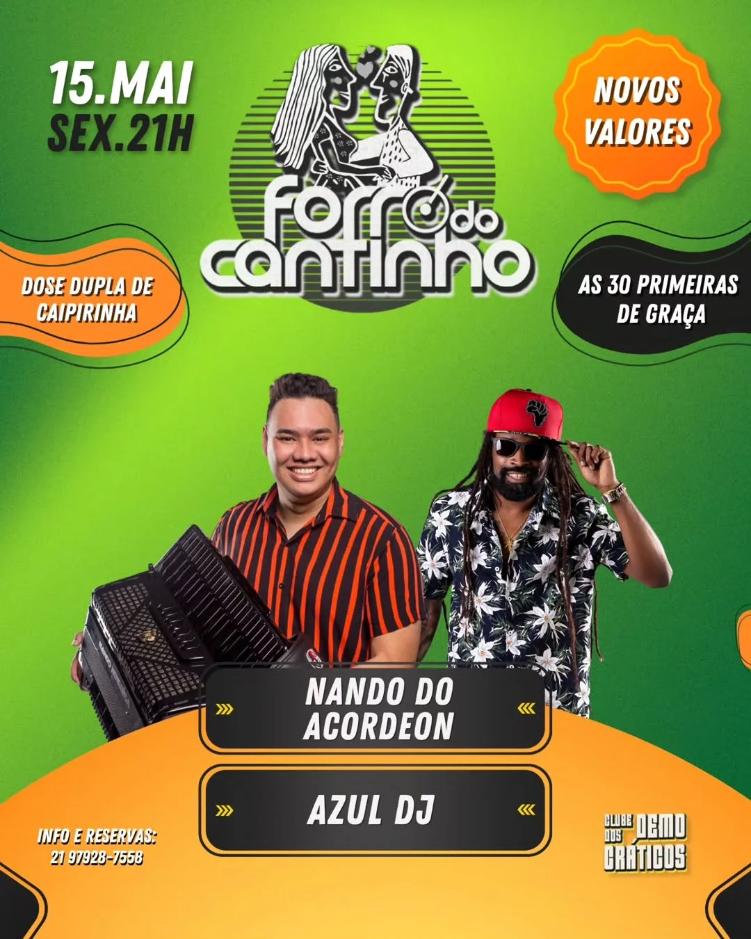 Flyer: Forró do Cantinho