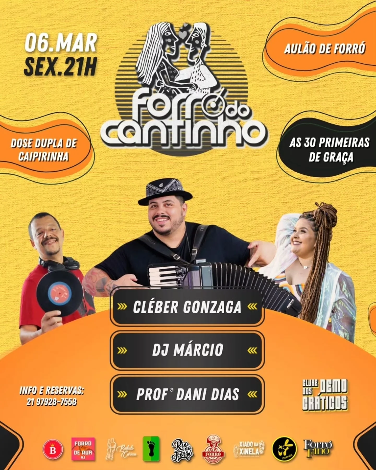 Flyer: Forró do Cantinho