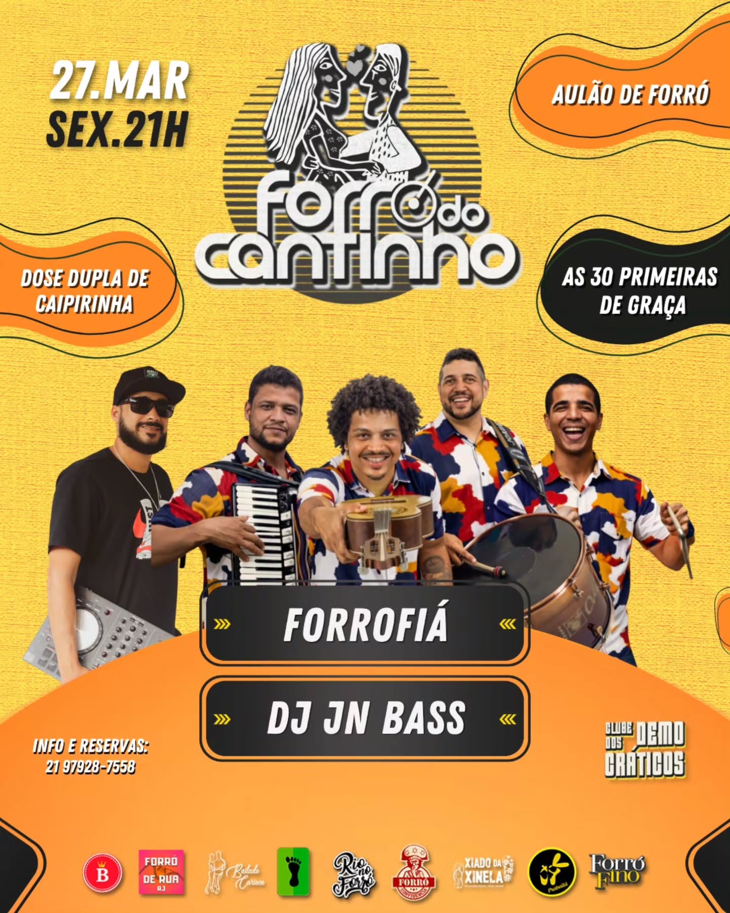 Flyer: Forró do Cantinho