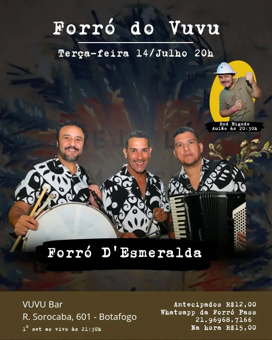 Flyer: Forró do Vuvu