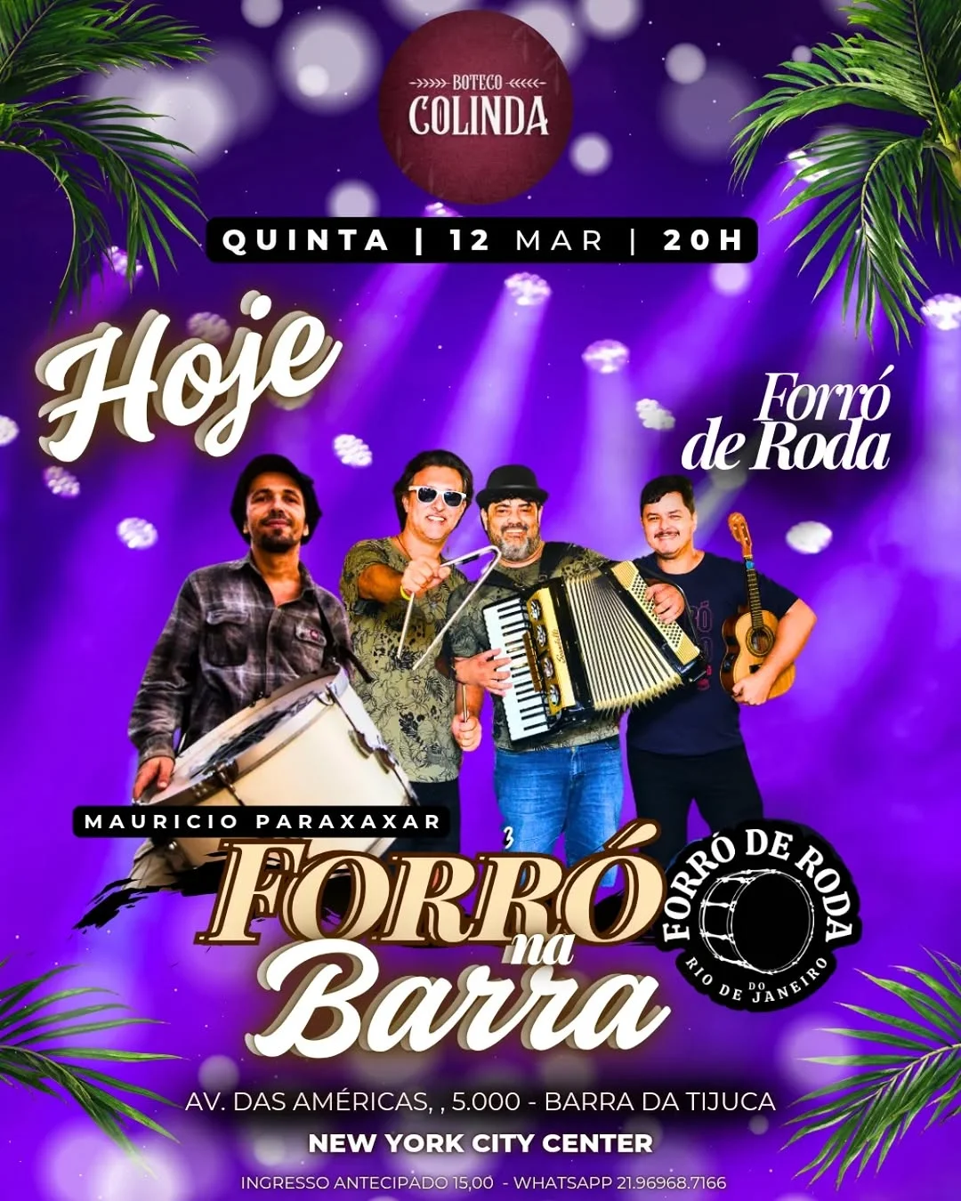 Flyer: Forró na Barra