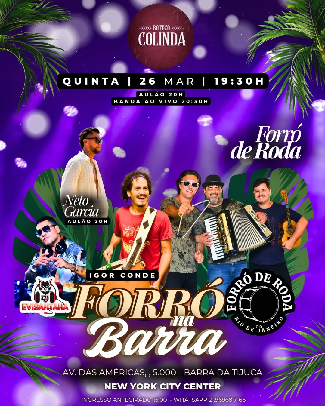 Flyer: Forró na Barra