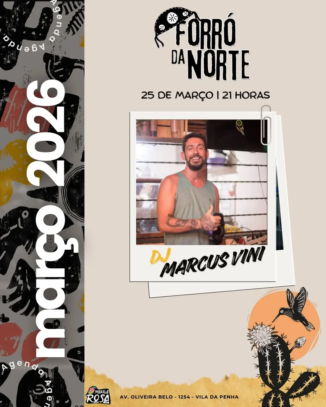 Flyer: Forró na Norte