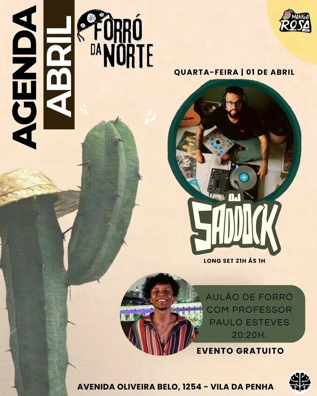 Flyer: Forró na Norte