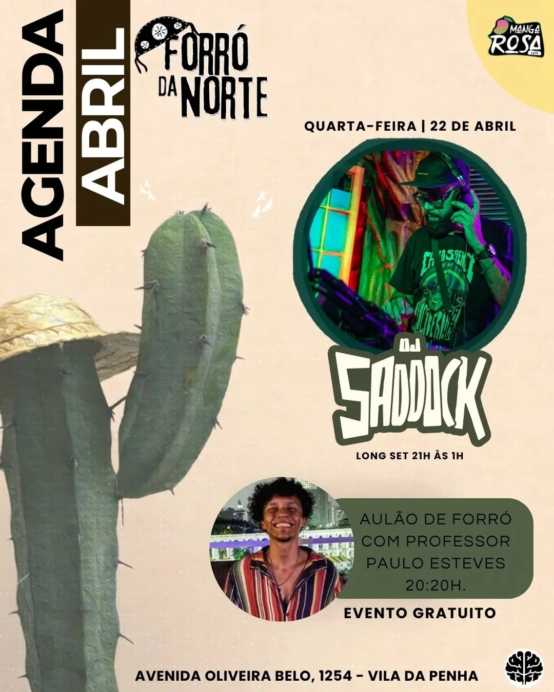 Flyer: Forró na Norte
