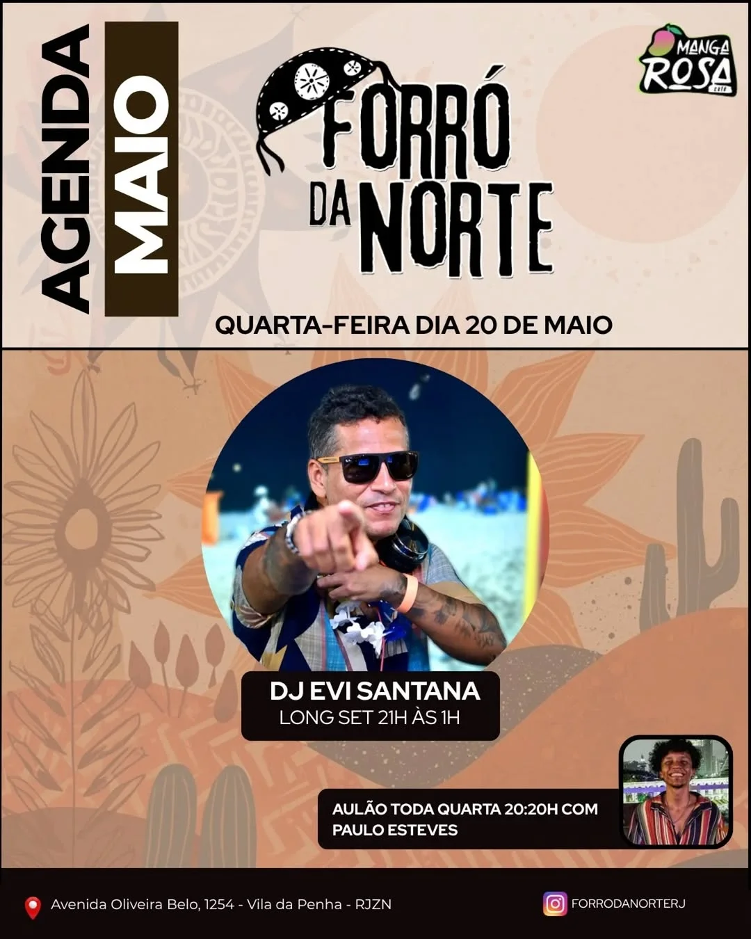 Flyer: Forró na Norte