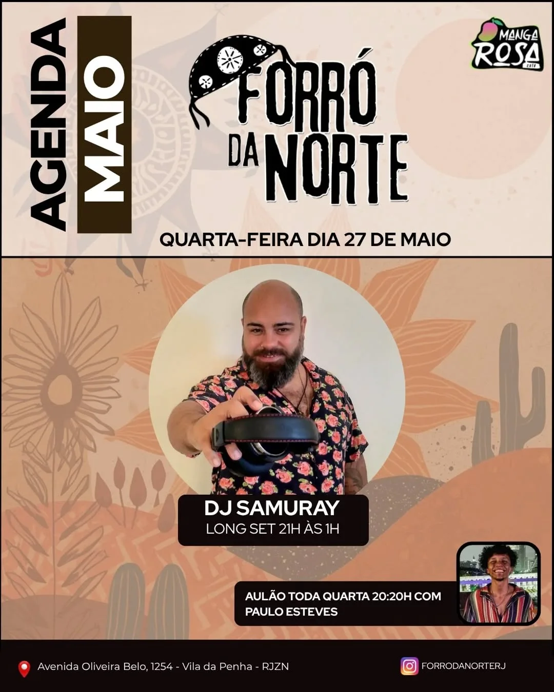Flyer: Forró na Norte