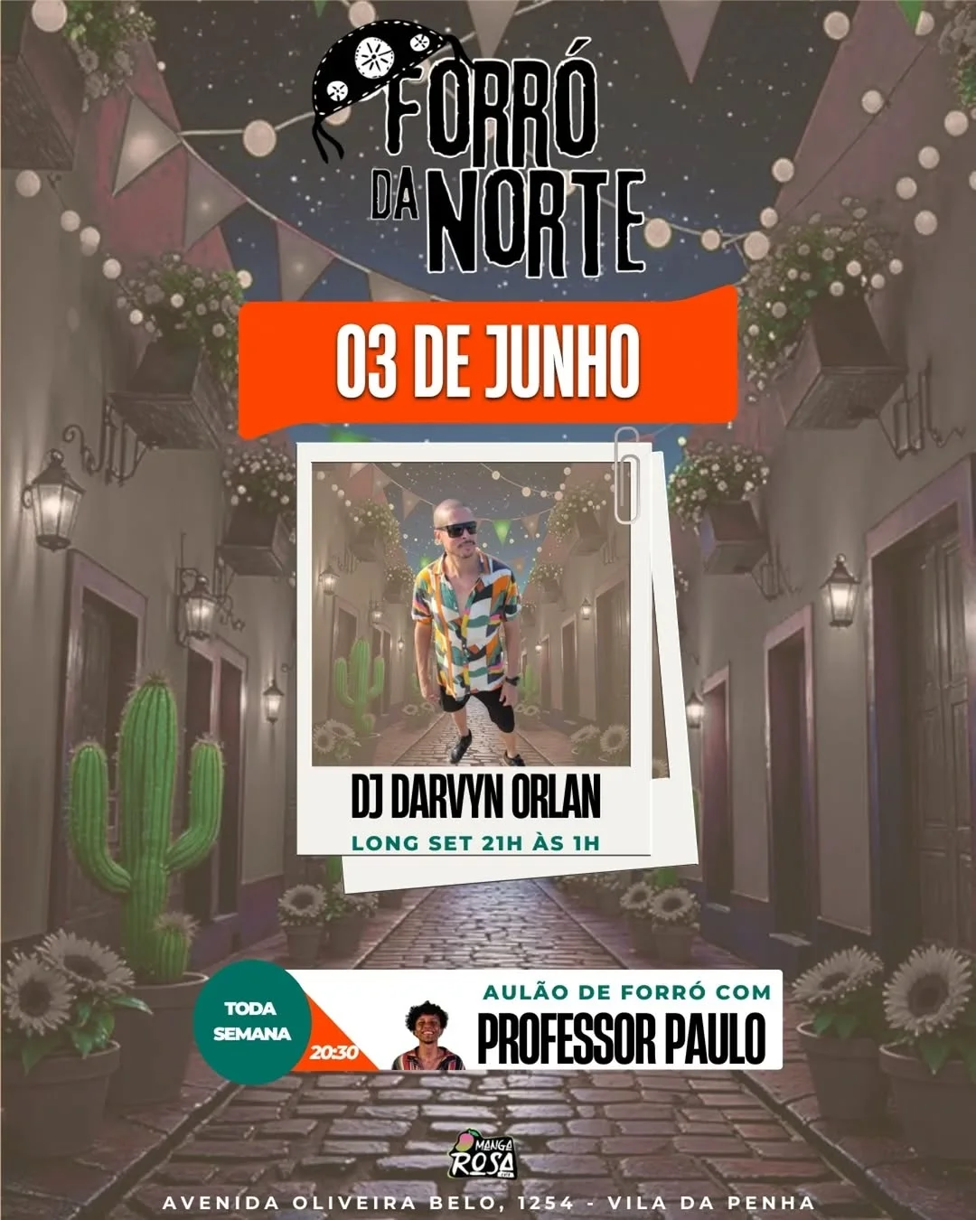 Flyer: Forró na Norte